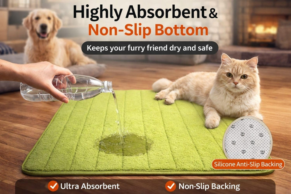 2ME Washable Pet Bed Mat is lightweight and flexible for easy packing and travel.