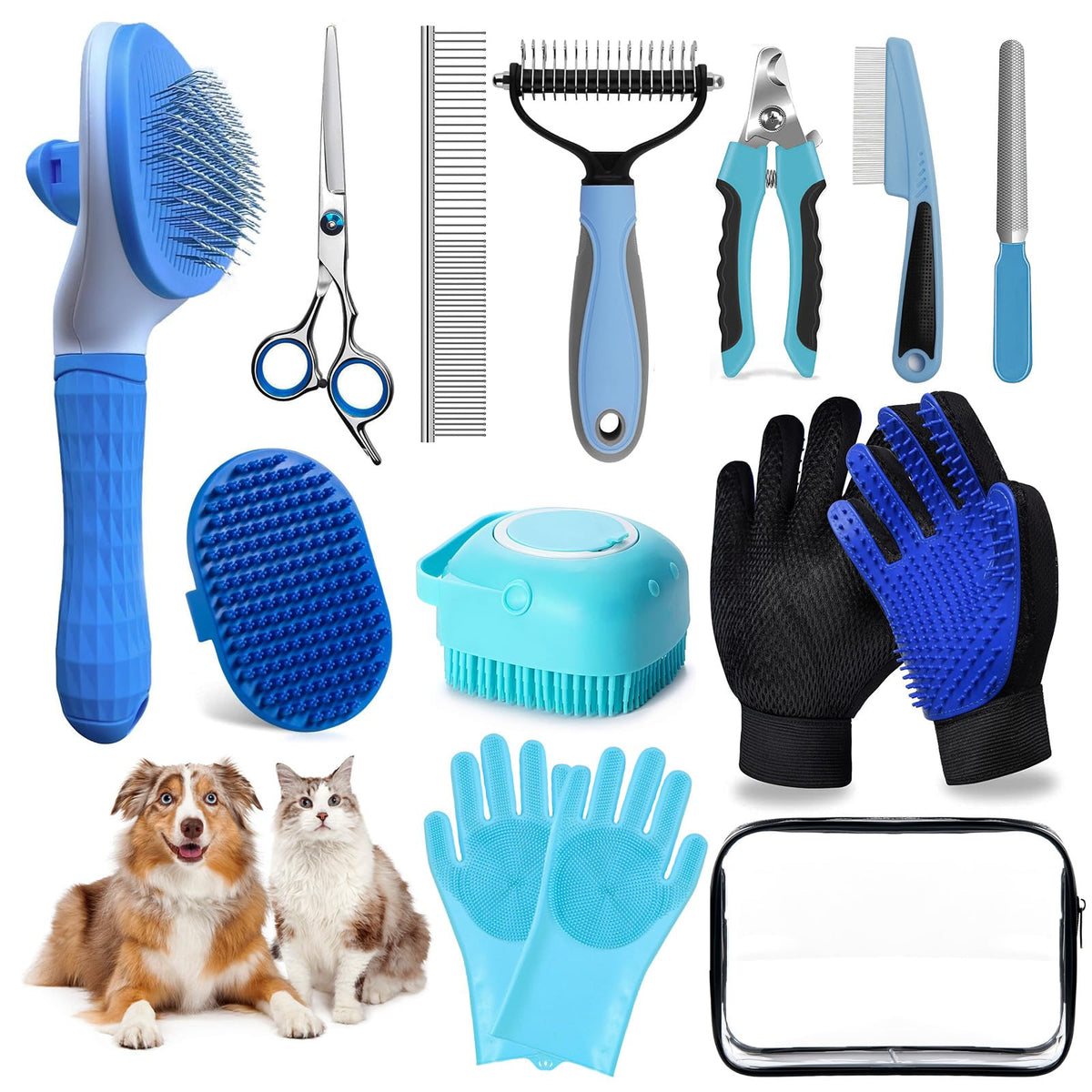2TRUL self-cleaning shedding brush for dogs and cats, easing deshedding and mats