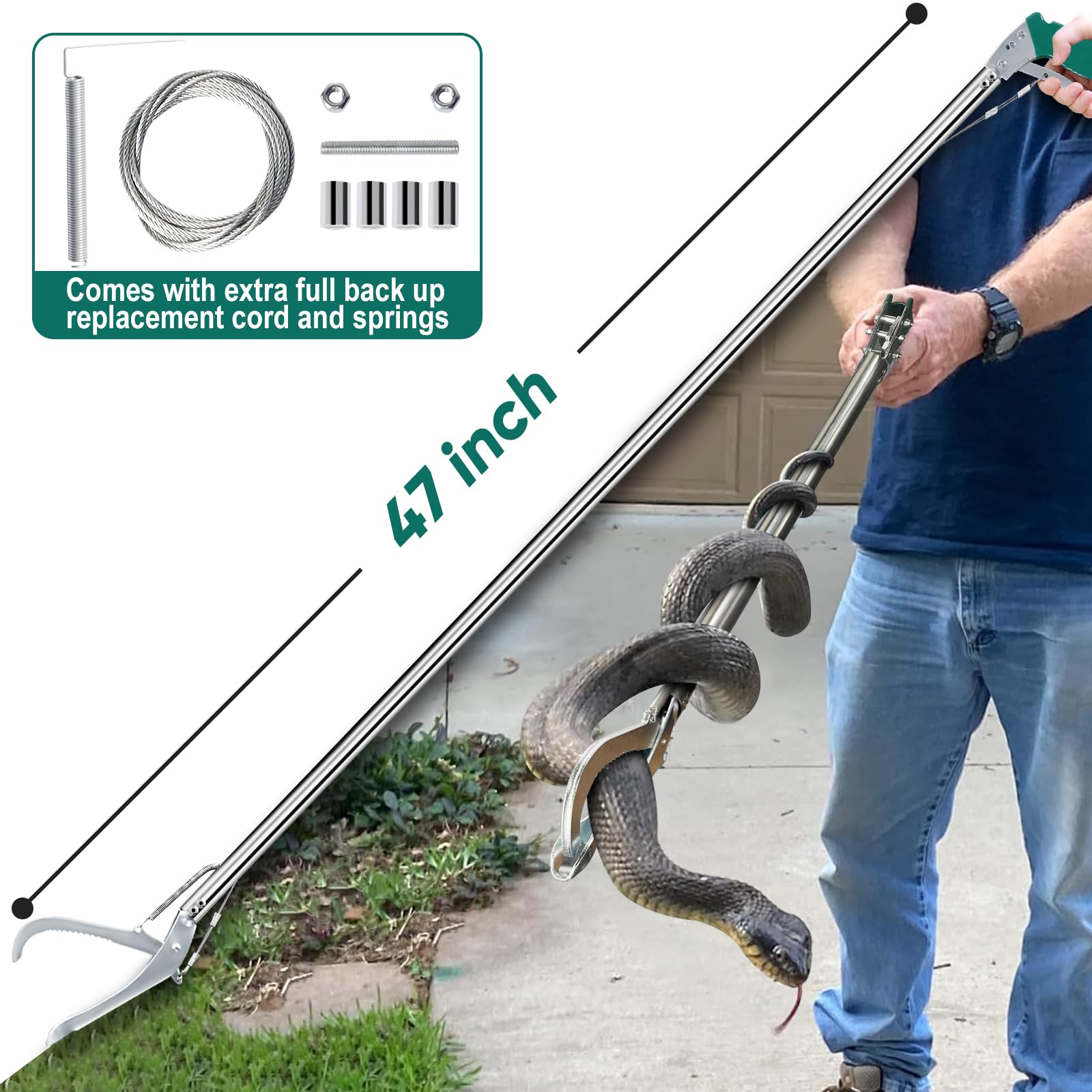 2win2buy protective design supports safe operation for handlers and snakes