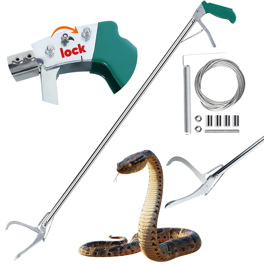 2win2buy snake grabber 47-inch length enables safe distant capture of reptiles