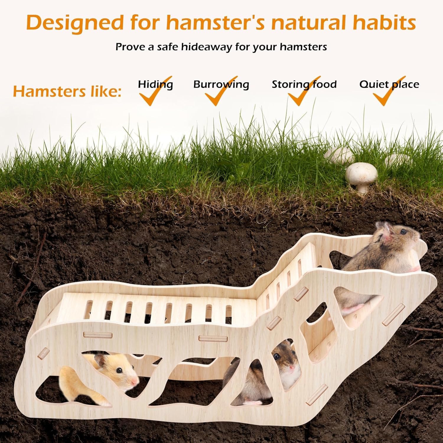 3BAO hamster platform modular pack enables flexible layouts.