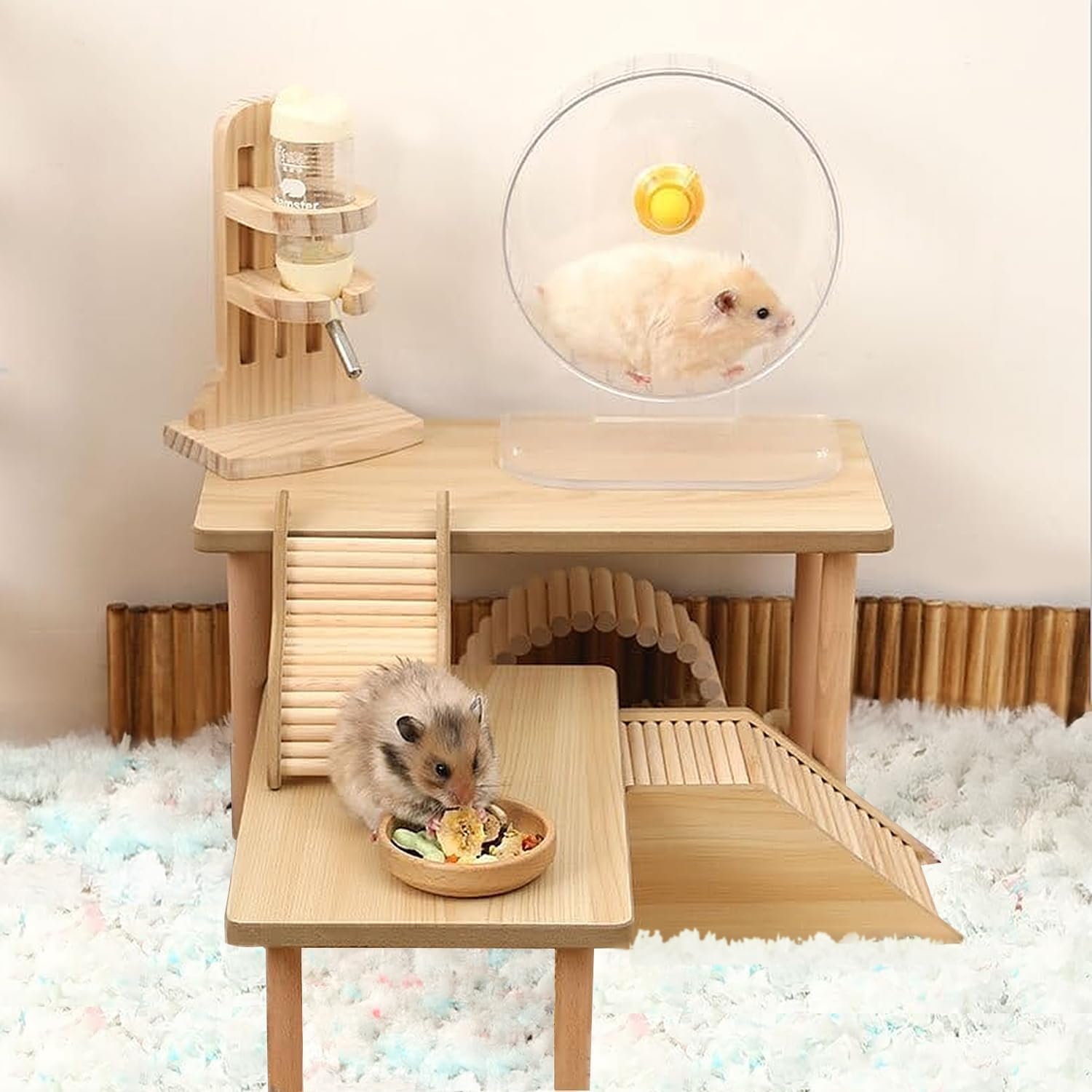 3BAO hamster platform pet play area encourages activity and discovery.