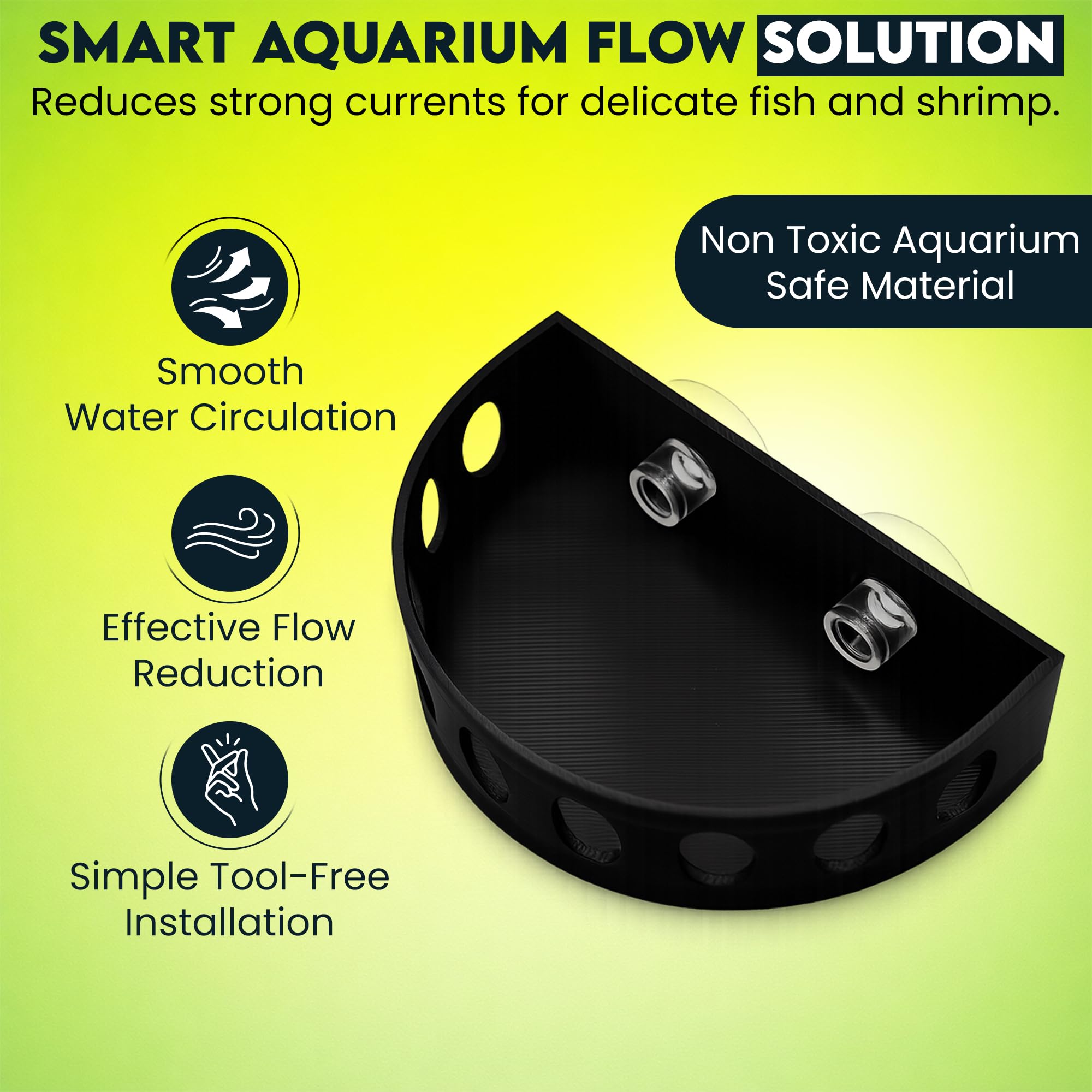 3DAquaticSolutions universal-fit baffle installation shows quick setup and simple maintenance.