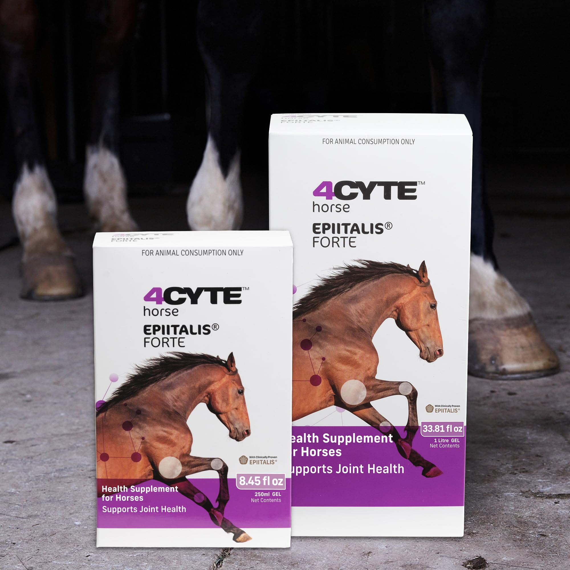 Dosing scoop with 4CYTE Epiitalis Forte for convenient use