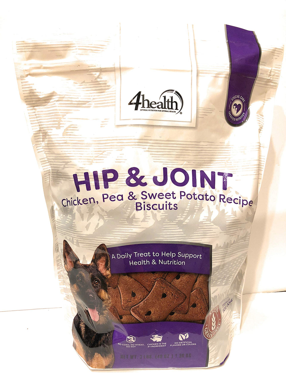 4health hip and joint dog treats with chicken and sweet potato for daily joint support