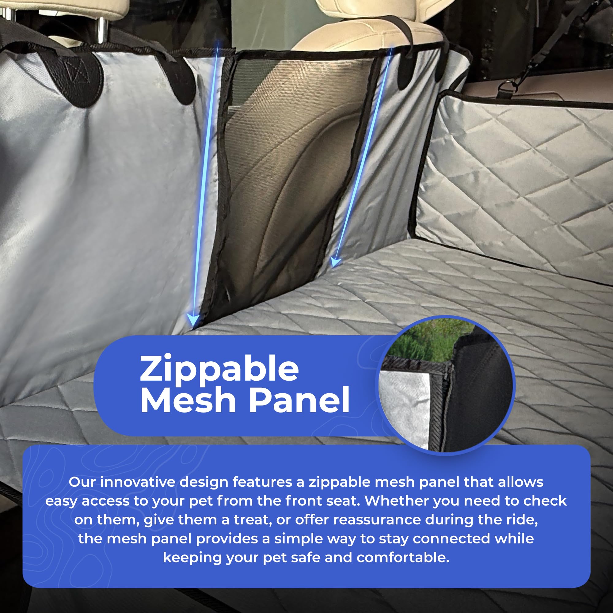 4Knines waterproof cover helps keep interiors clean after muddy adventures.