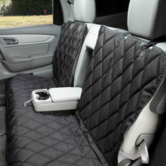 4Knines dog seat cover on back seat protects upholstery for pets
