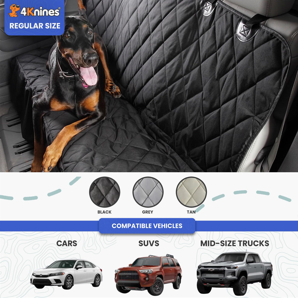 Heavy-duty 600D polyester fabric resists wear for daily car use
