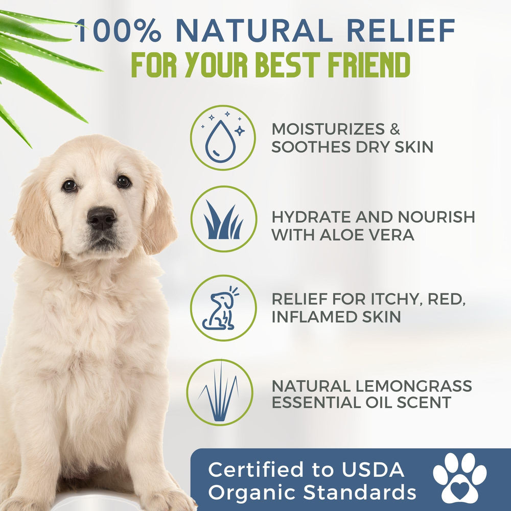 4Legger hypoallergenic shampoo foaming lather ready for easy bath times.