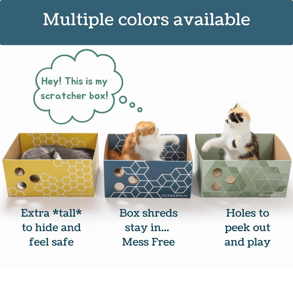 Three refillable pads included for longer-lasting scratching.