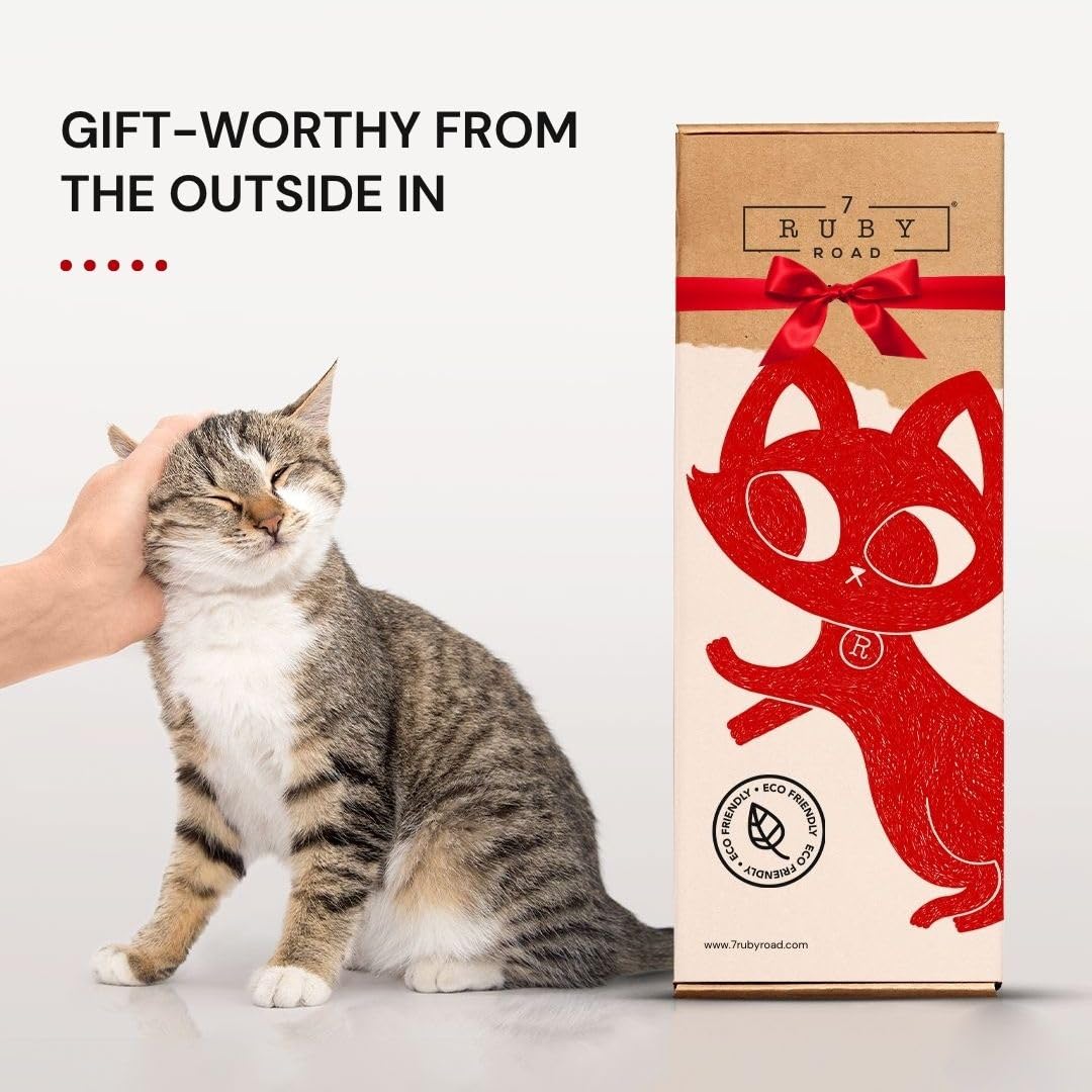7 Ruby Road wall-mounted cat scratcher cream helps protect furniture by designating a scratching area