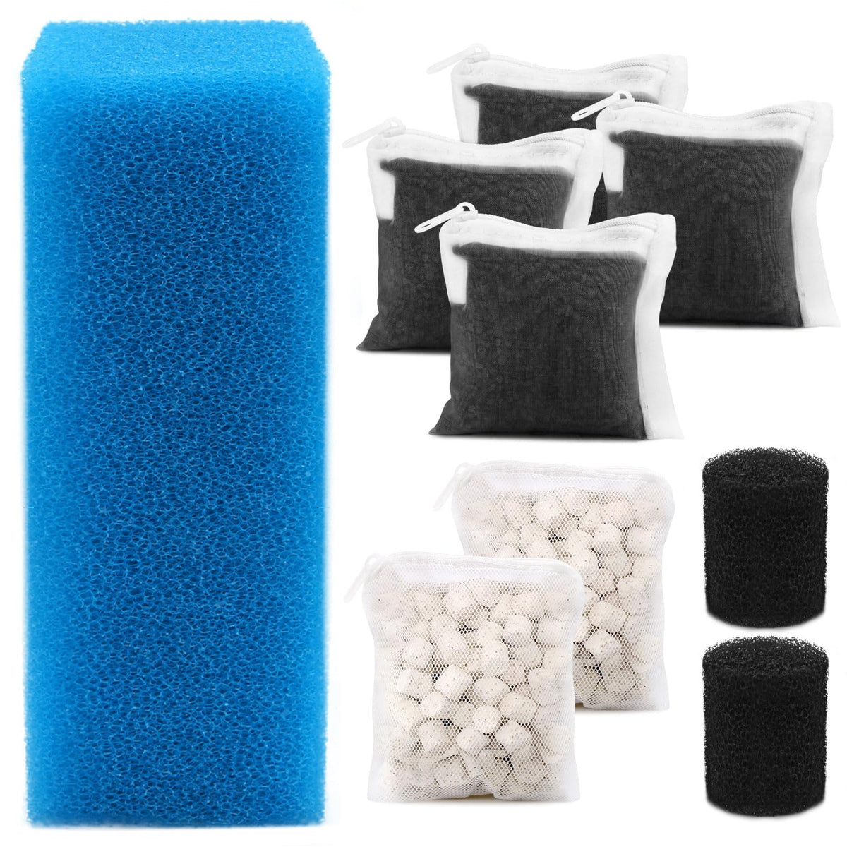 8B8B Aquarium maintenance kit AC110 blue foam filter for enhanced filtration
