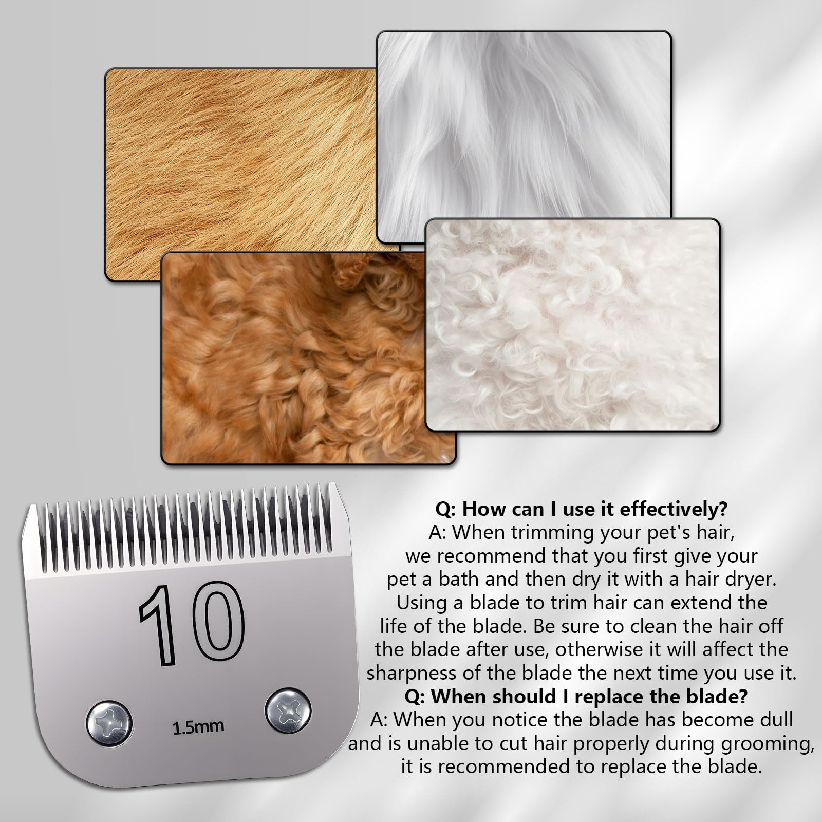 8VR compatibility with Andis AG Oster A5 and Wahl KM series