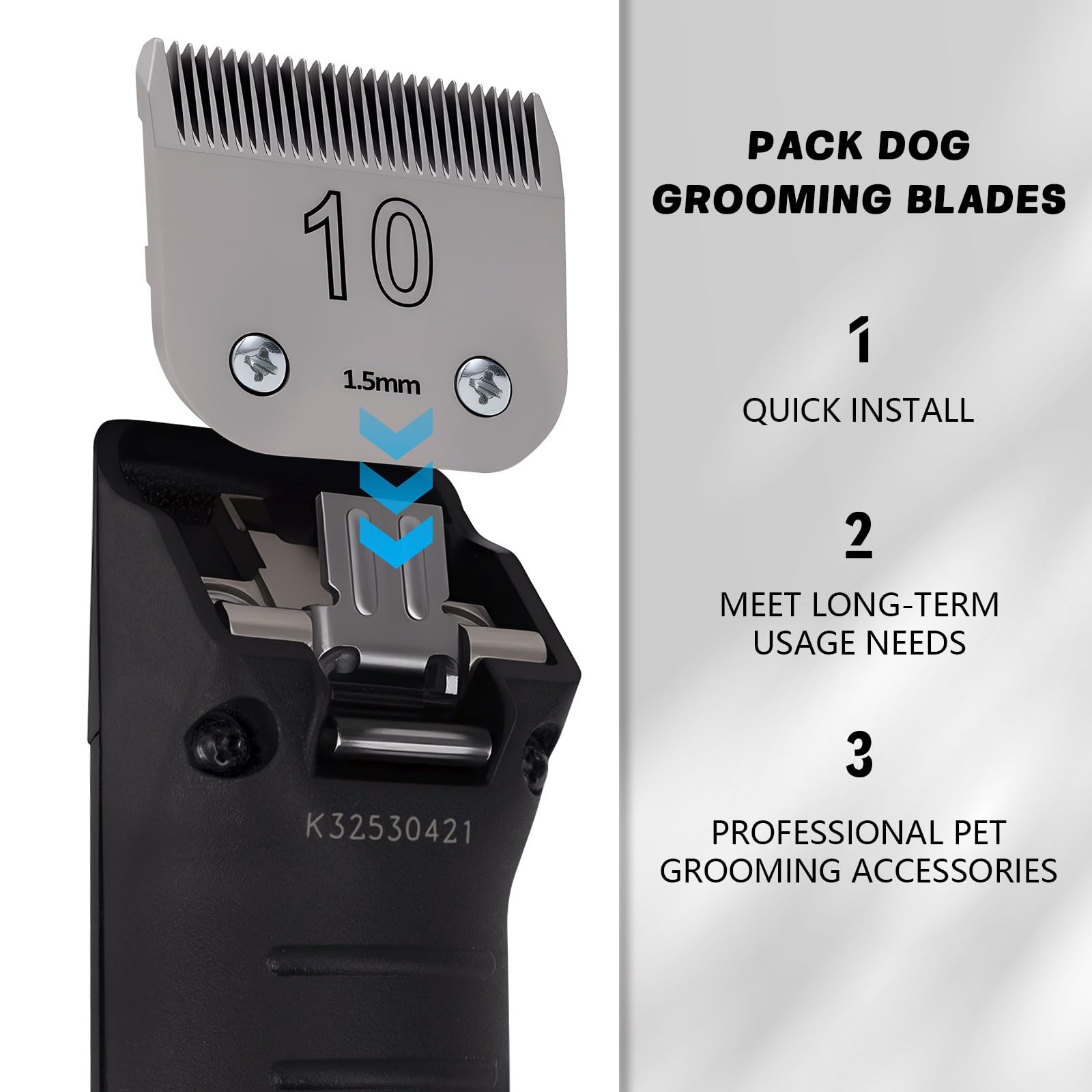 8VR 440C stainless steel blade resists rust during use