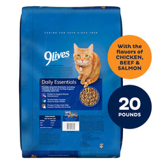 9Lives Taurine-rich formula supports heart and vision health for cats