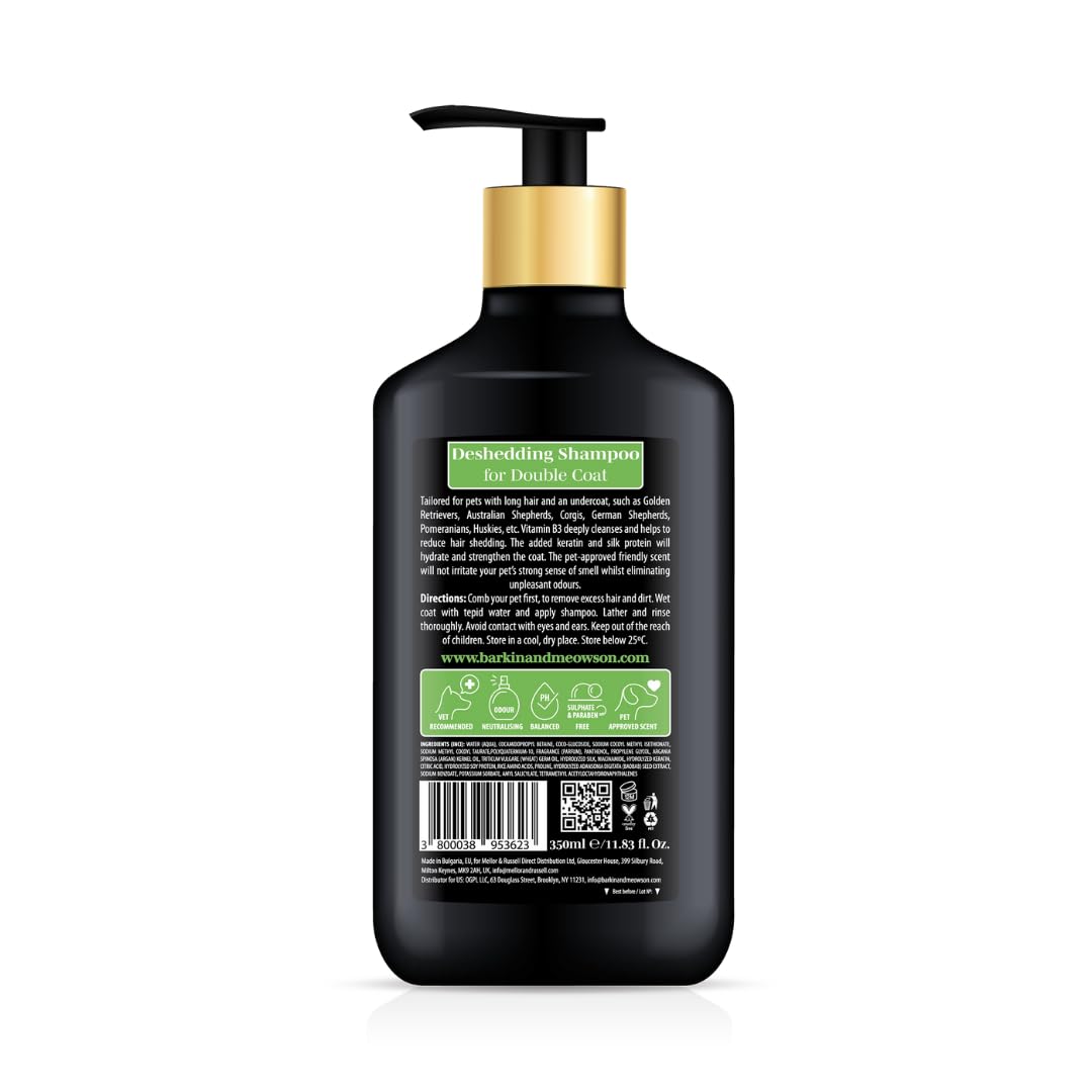 Lather close-up shows rich foam from Barkin & Meowson deshedding shampoo.