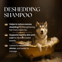Undercoat care for long-haired breeds is supported by Barkin & Meowson.