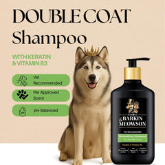 Vitamin B3 keratin formula helps hydrate and strengthen Barkin & Meowson coats.