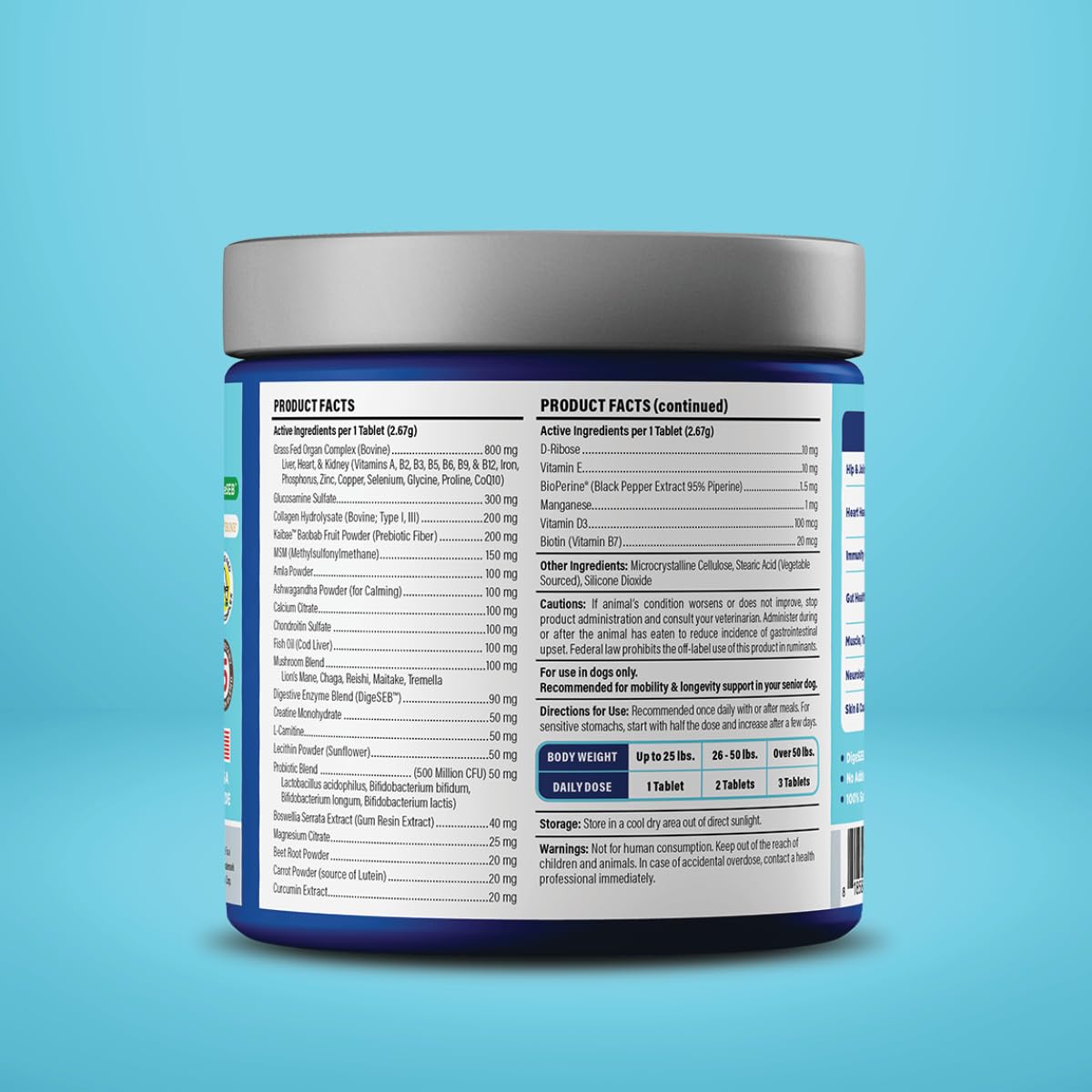 Scoop included with Vetericyn All-in-1 for simple daily serving.