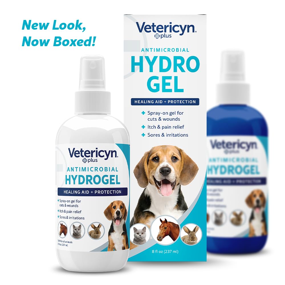 Vetericyn Plus hydrogel texture close-up highlights gentle wound care.