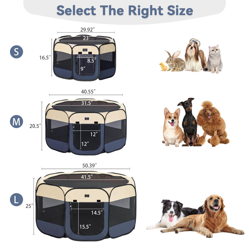 A 4 Pet travel-ready playpen is ideal for on-the-go pet owners.