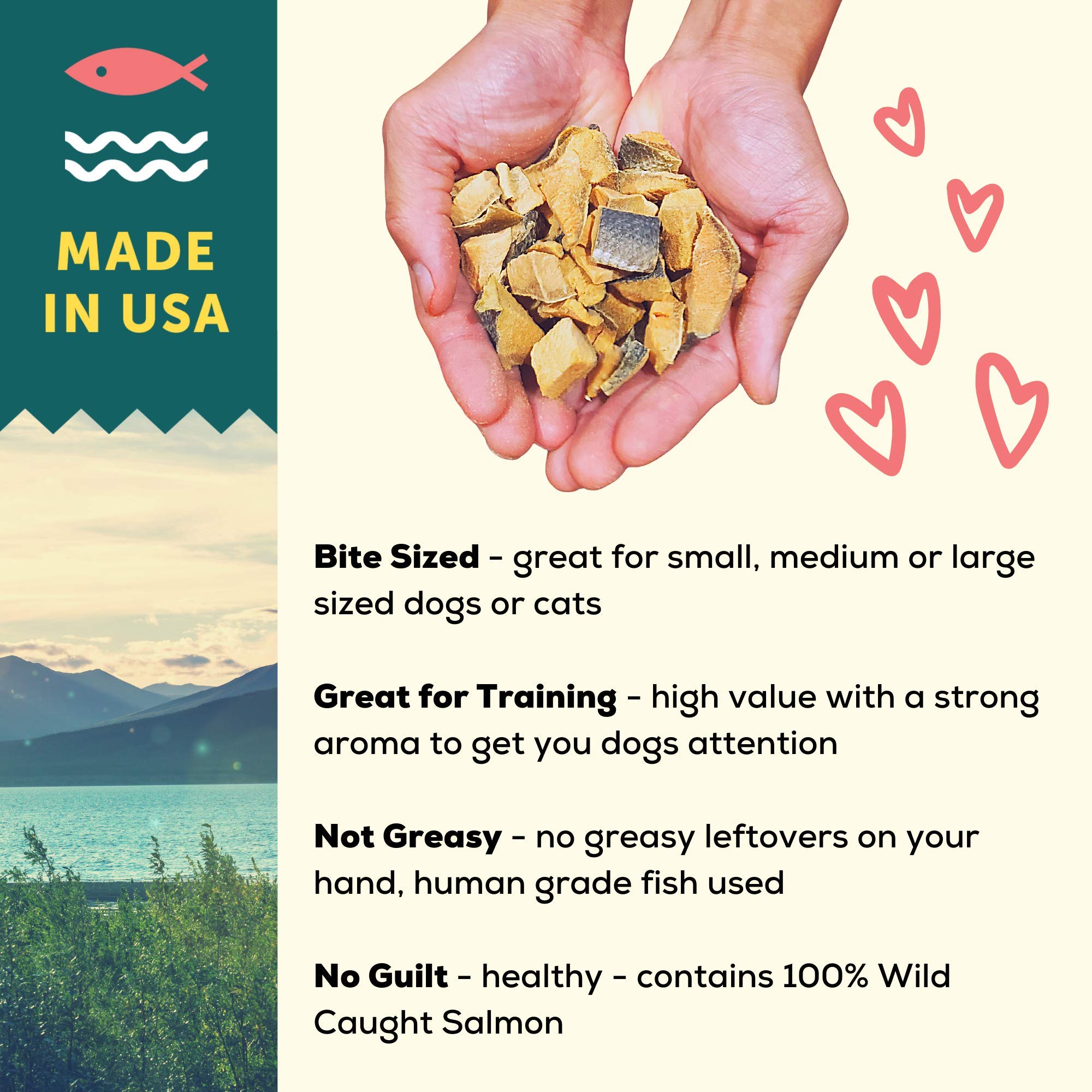A Better Treat rich in omega-3 for healthier skin and coat.