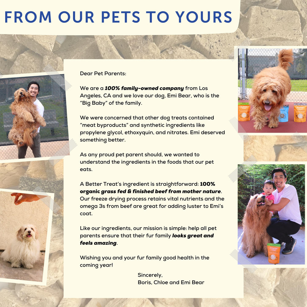 A Better Treat beef liver treats shown as a tasty snack for dogs and cats.
