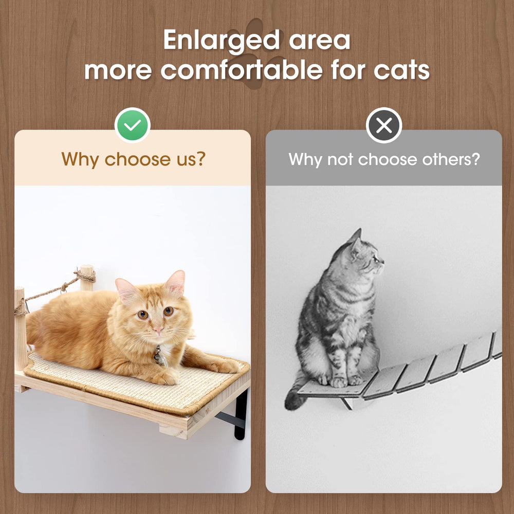 A.FATI high-perch design helps cats feel secure and curious