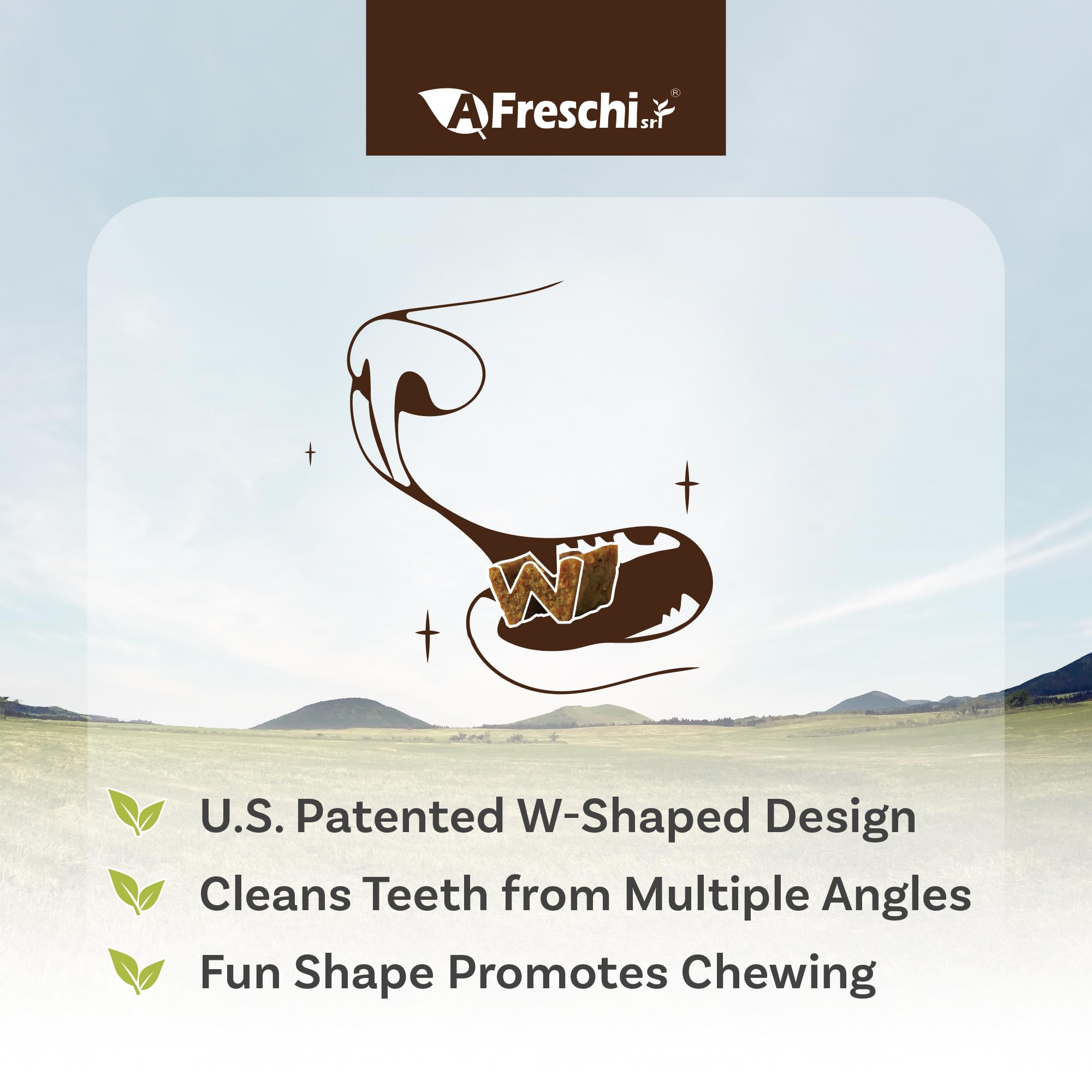 A Freschi srl air-dried formula with appealing aroma and tender texture.