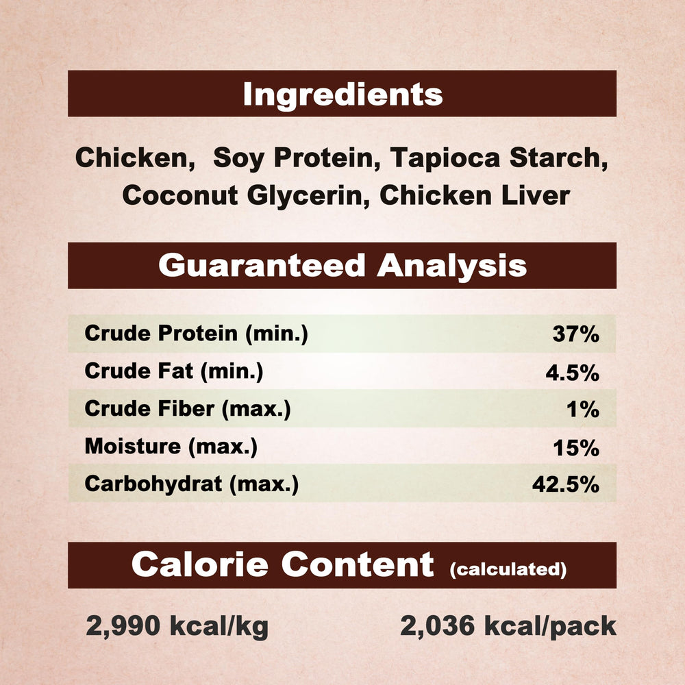 A Freschi srl chicken dog treats slow-cook-flavor captures rich aroma dogs crave.