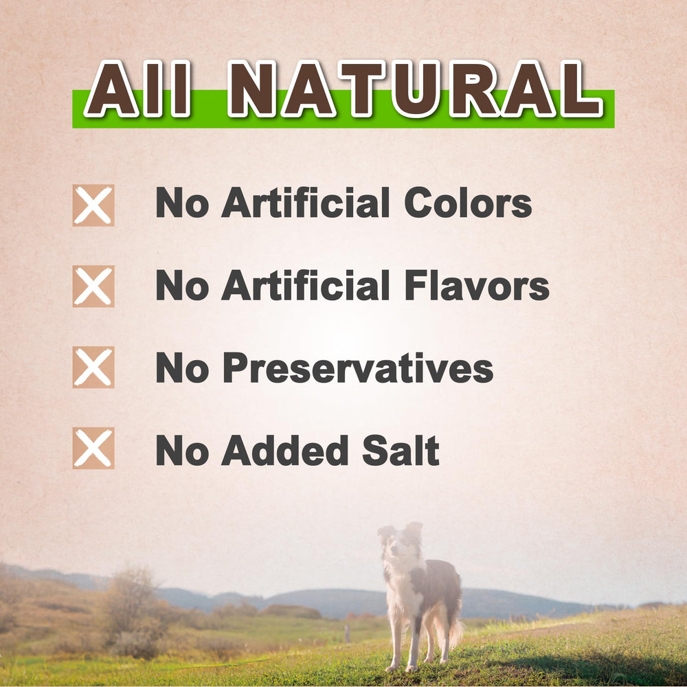 A Freschi srl Chicken Jerky ingredients panel highlights lean protein.