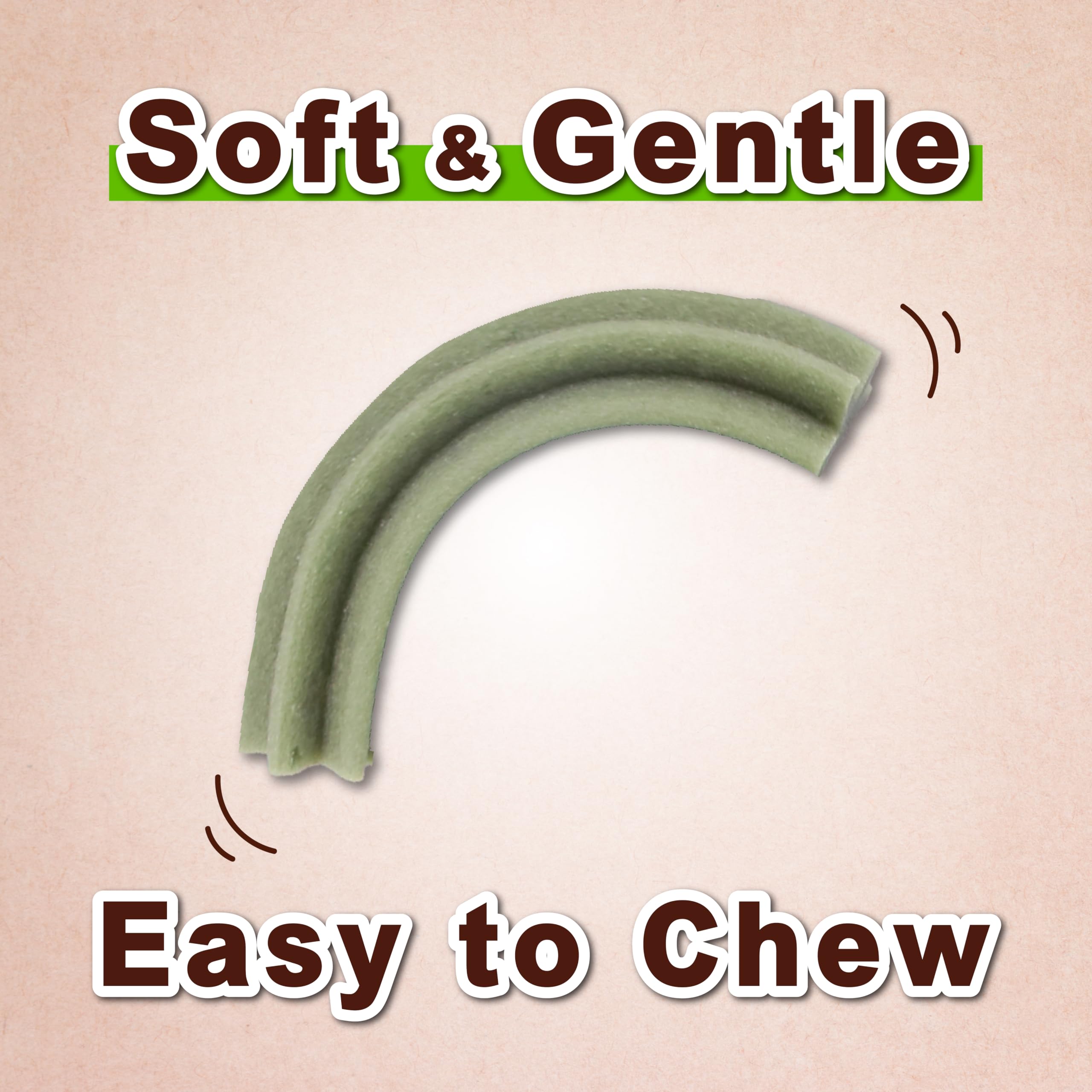 Soft chewy bites suitable for puppies to seniors for easy chewing