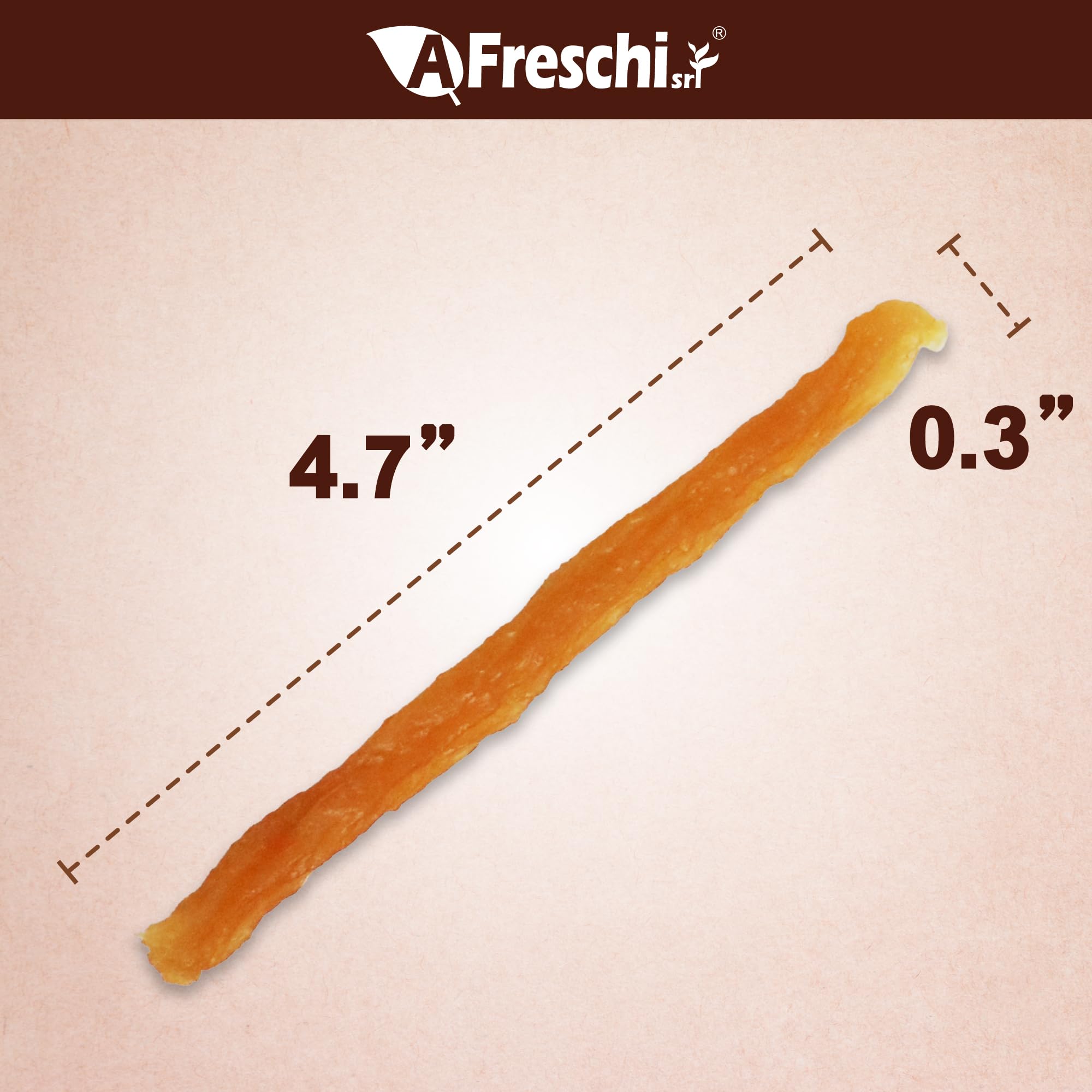 A Freschi srl real chicken first ingredient highlights protein-rich snack.