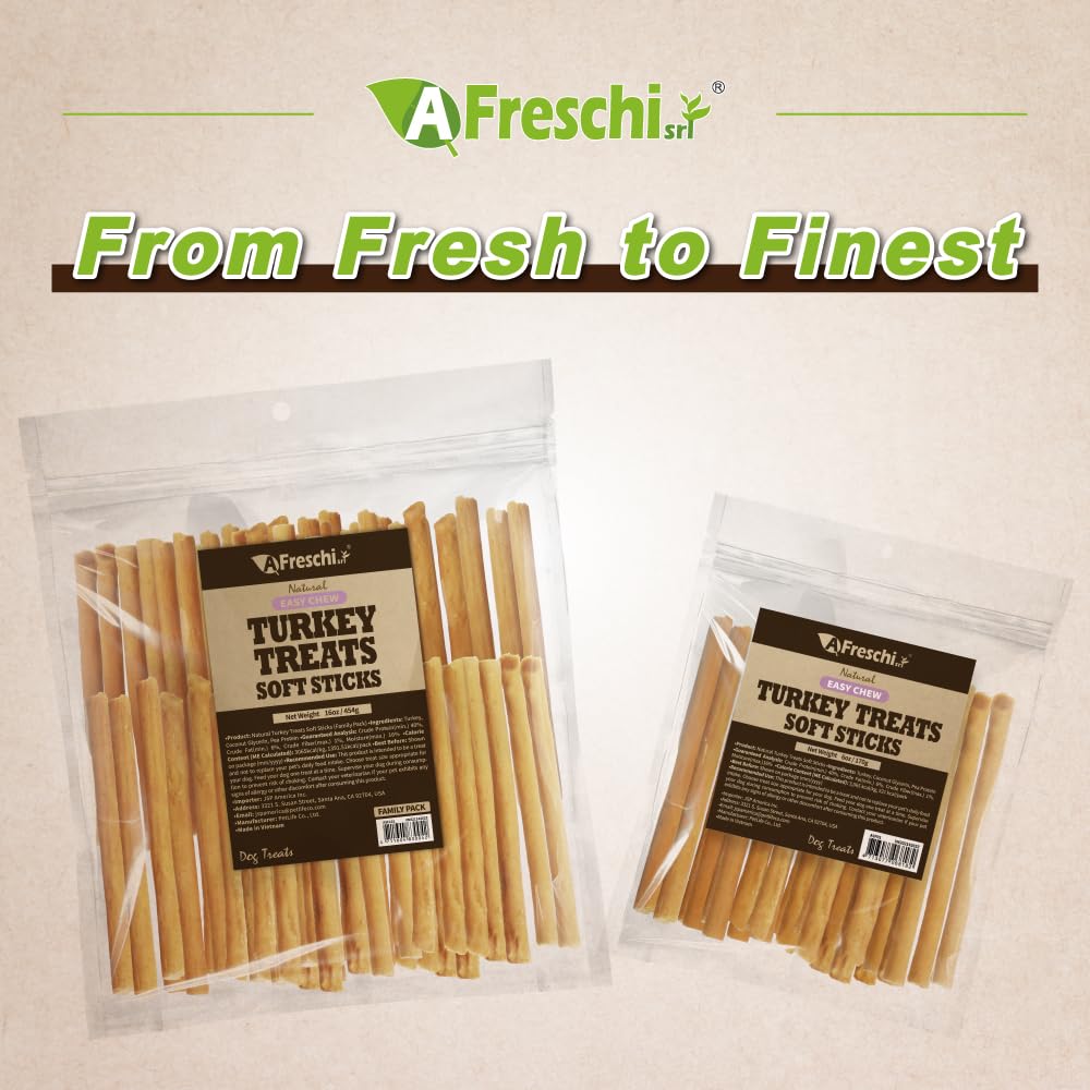 A Freschi srl Soft Turkey Dog Treats training session idea with rewards.