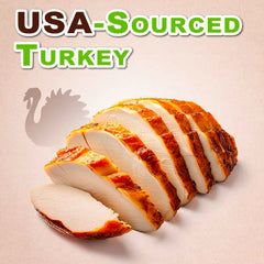 A Freschi srl USA-sourced turkey label indicating natural nutrition.