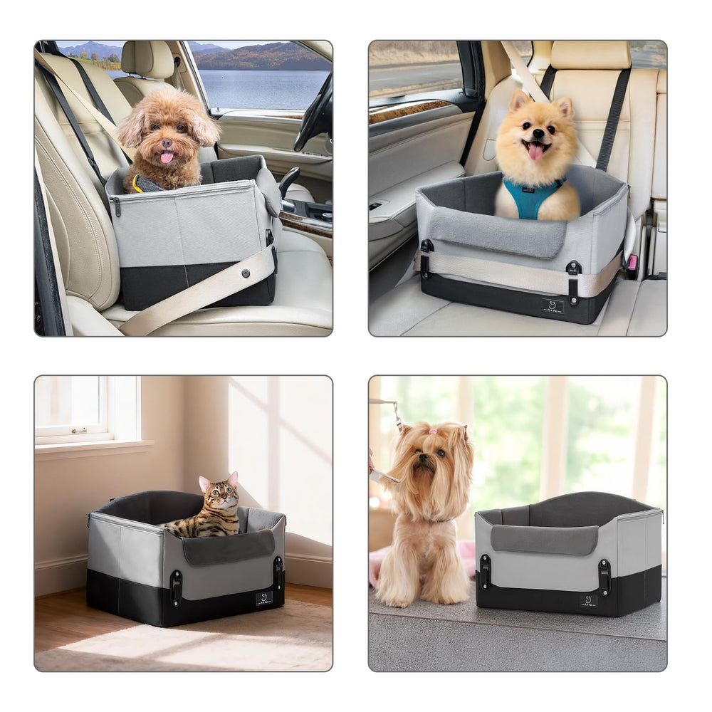 A4 Pet dog car seat suits small dogs under 25 lbs for daily trips.