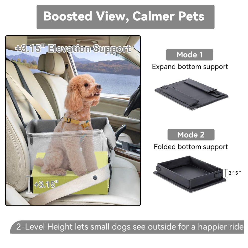 A4 Pet dog car seat universal fit fits sedans, SUVs, and trucks.