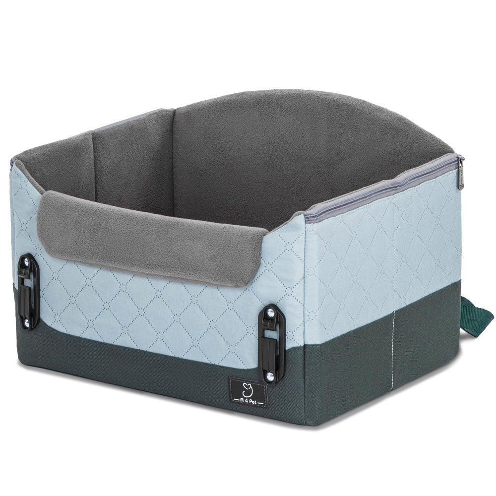 A4 Pet booster seat securely fits sedans, SUVs, and trucks.