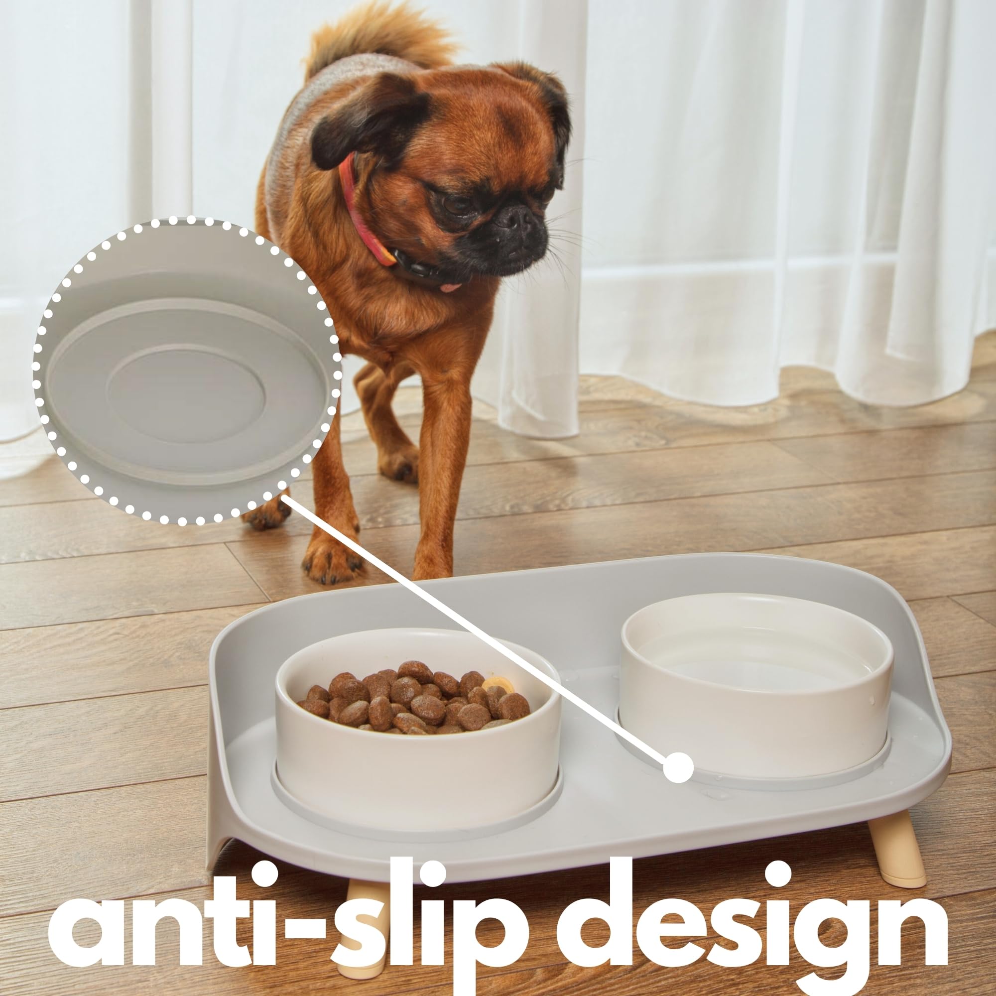 A4DOG elegant design blends with modern kitchens while supporting eating routines