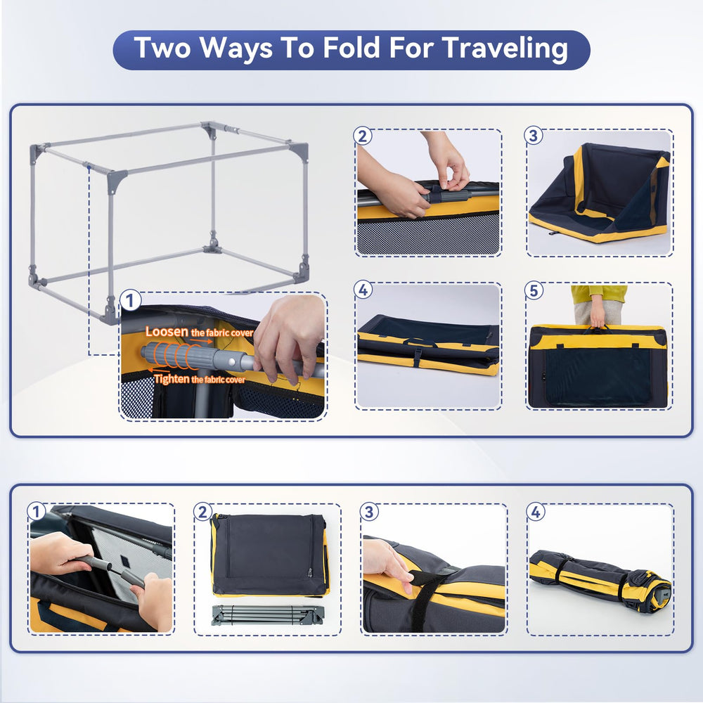 A4PET 40in crate with washable cover for simple cleaning.
