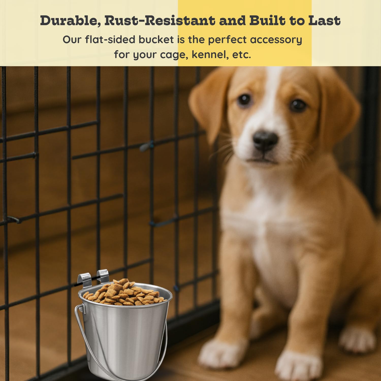 AASPIRE PETS removable bucket enables quick cleaning after meals or adventures.