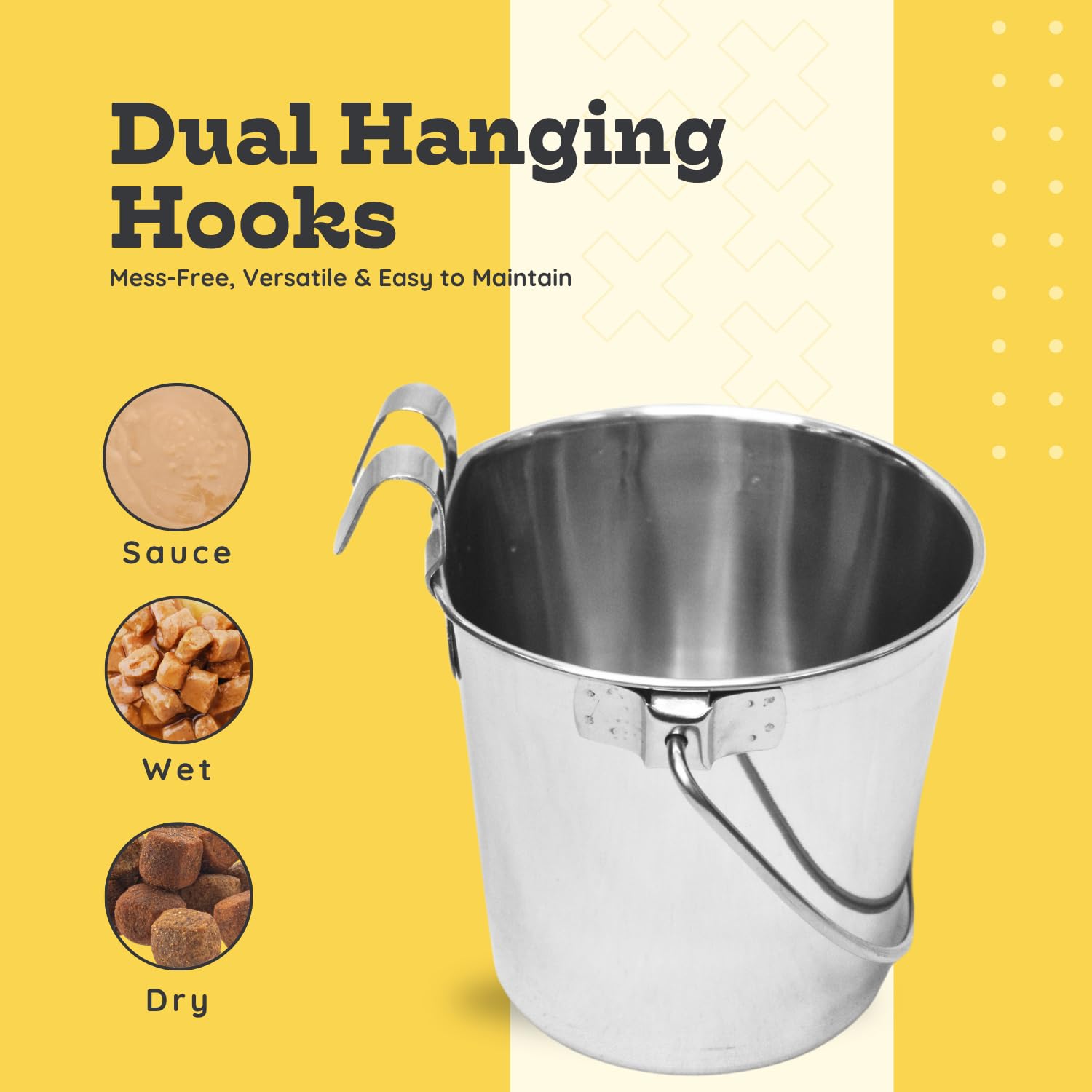 AASPIRE PETS removable bucket for quick cleaning and sanitizing