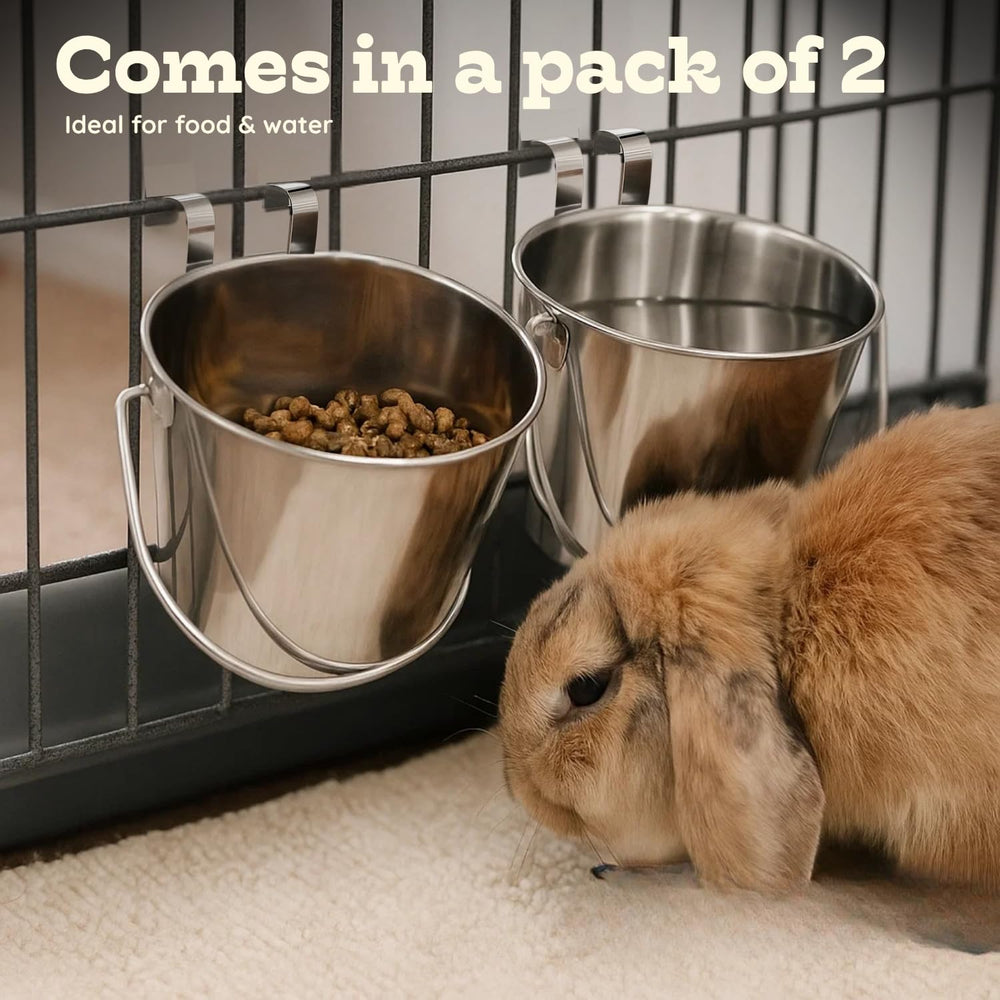 AASPIRE PETS rust-resistant stainless steel withstands daily use.