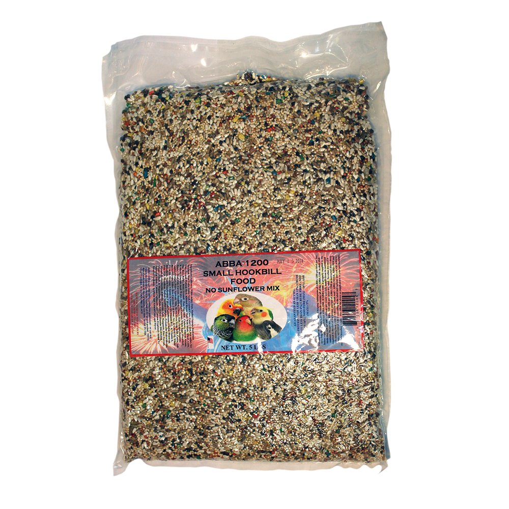 ABBA 1200 small hookbill bag closeup showing vacuum-packed freshness