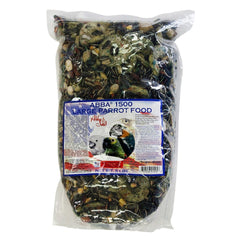 ABBA 1500 large parrot food bag with vacuum seal preserves freshness for Amazons, Macaws, and Cockatoos