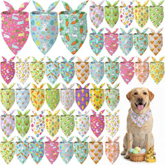 Abbylike 100-piece spring dog bandanas set for versatile Easter looks and outfits.