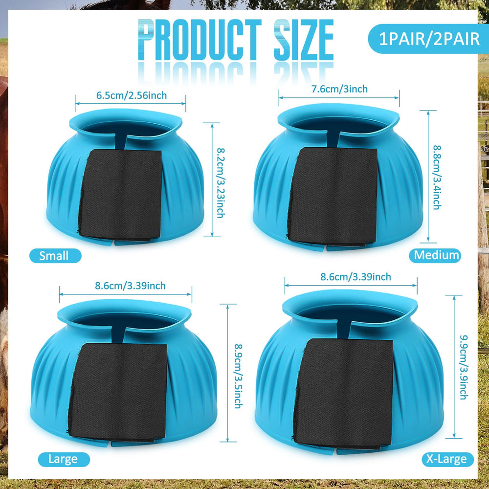 Abbylike Bell Boots blue side view highlighting wrap closure