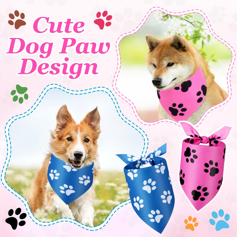 Abbylike dog bandanas serve as easy photo props and party accents.