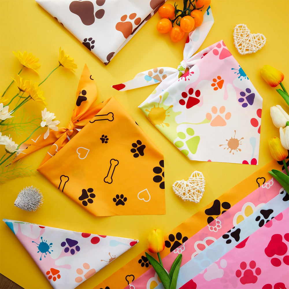 Abbylike bandanas suitable as headbands, neck ties, and creative looks.