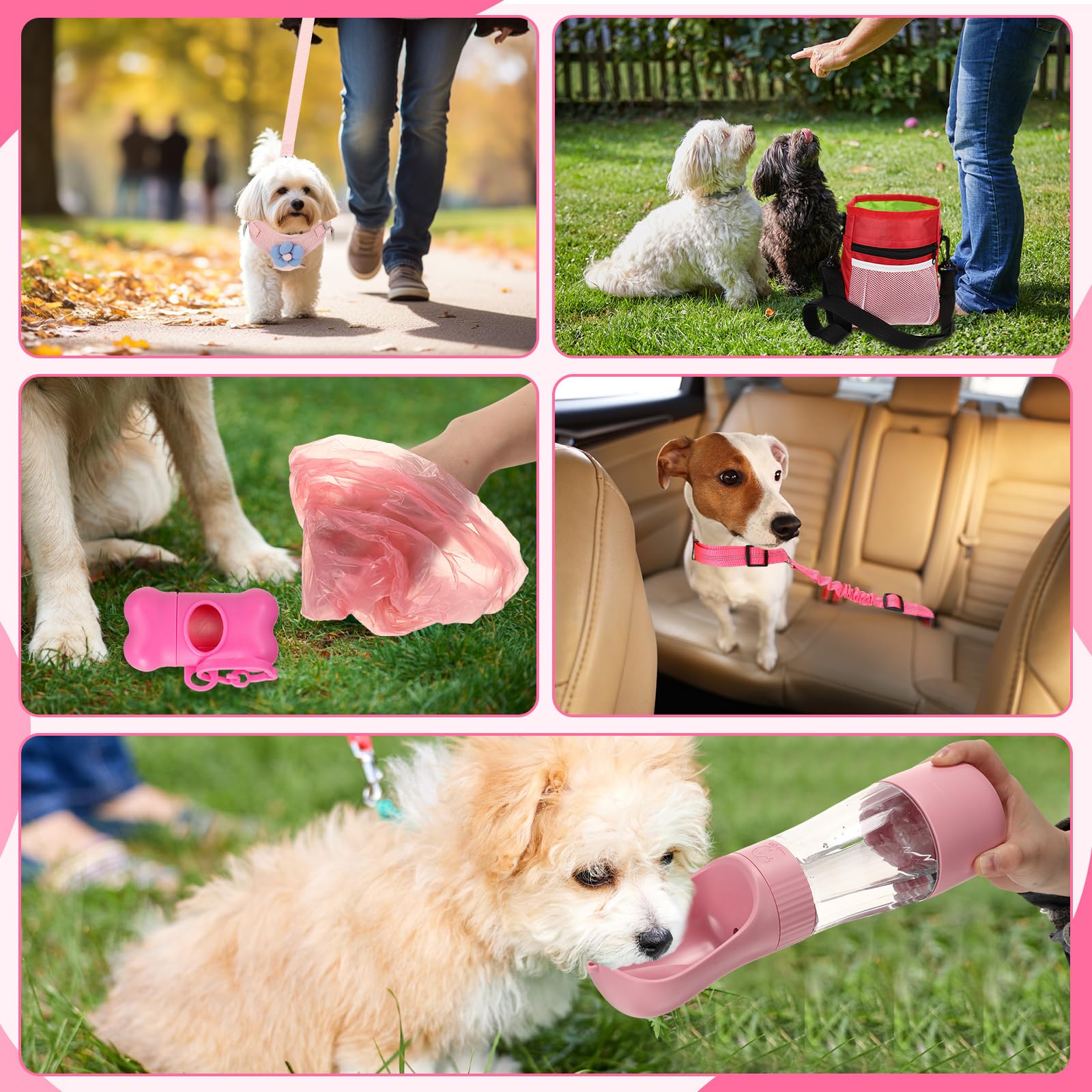 Abbylike travel pack with car seat belt and dispenser simplifies outings.